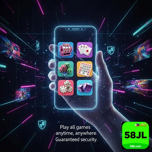 Filipino players enjoying mobile casino games at 58jl