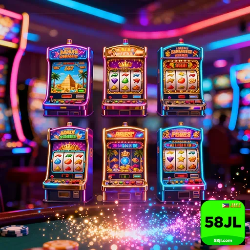 58jl slot machines display 3