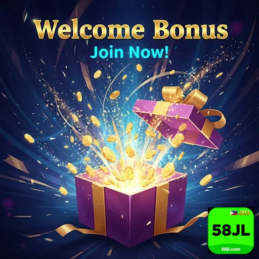 58jl welcome bonus gift 5